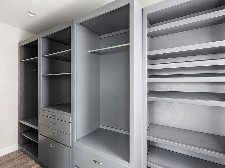 Custom closet in Master Bedroom, 1st floor (1 of 2 closets)