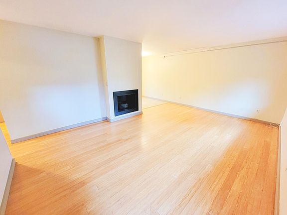 Gorgeous hardwood floors and a fireplace