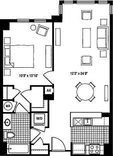 Floor plan 1JB