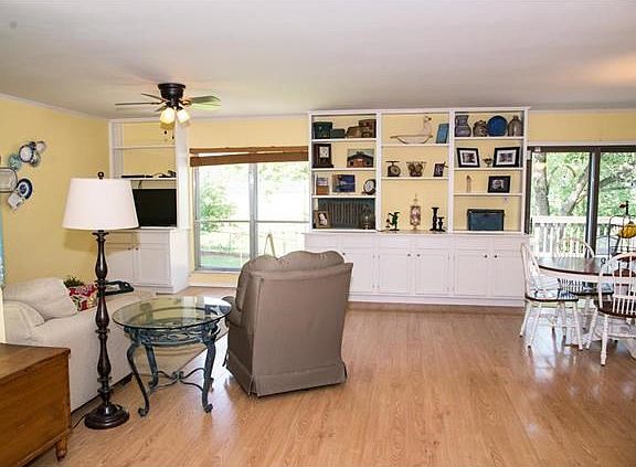 This home is full of built in shelving!
