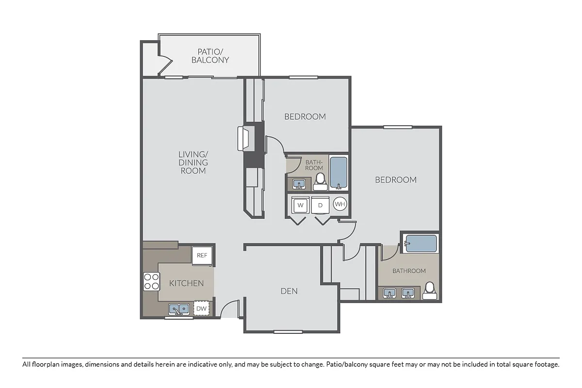 Floor plan Plan 2C + Den