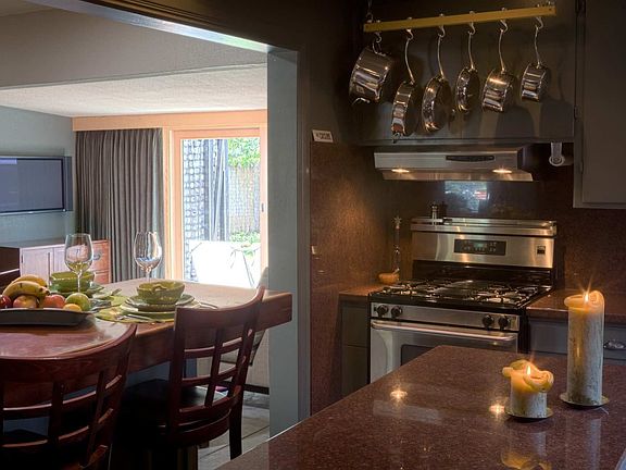 Kitchen View to Backyard