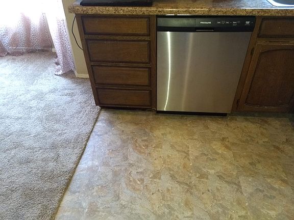 Kitchen flooring.