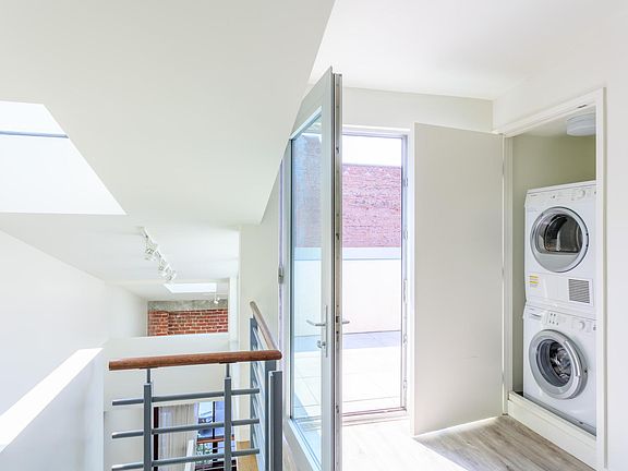 stacked washer and dryer