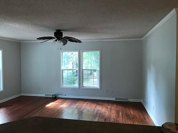Living room with hardwood floors