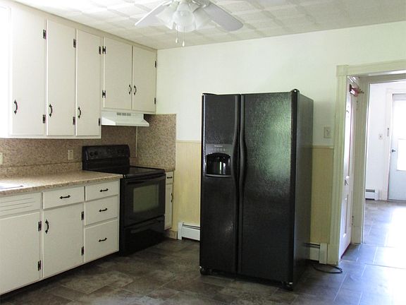 Kitchen from back door view.