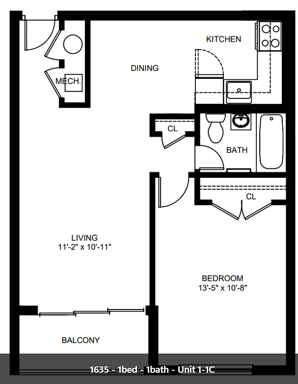 Floor plan Anacostia V Street - W Street