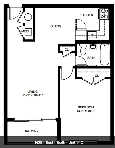 Floor plan Anacostia V Street - W Street