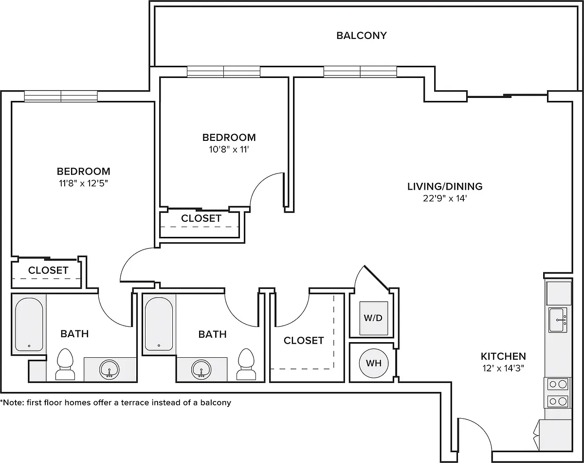 Floor plan B01D
