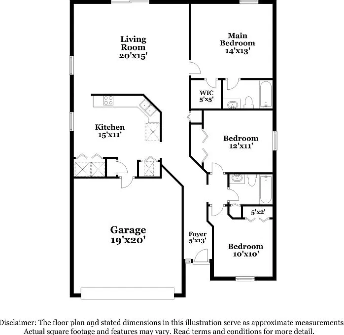 3 bed, 2.0 bath, 1373 sqft, $1,800 — Photo 2