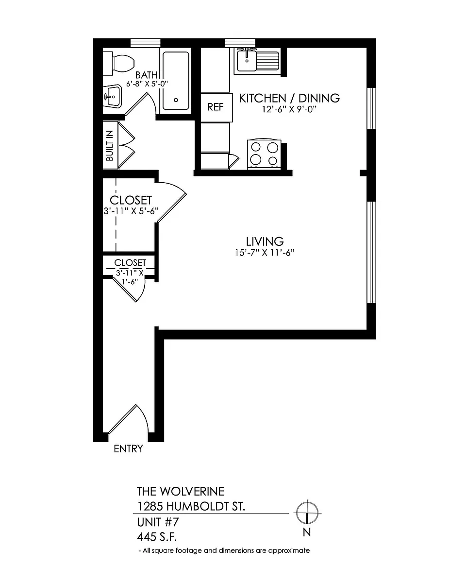 Floor plan Studio