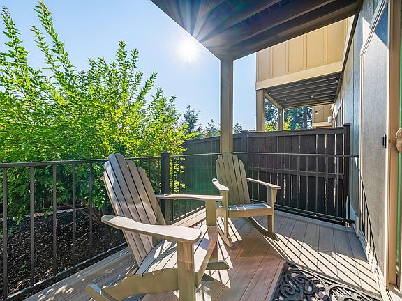 Downstairs deck off bedroom