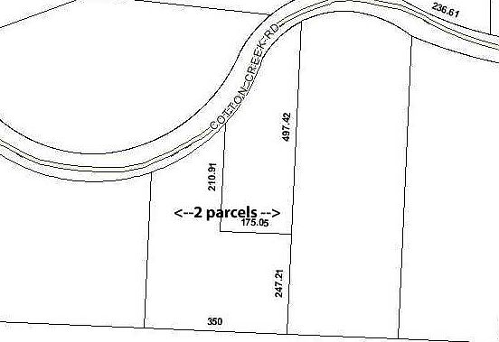Tax Plat shows both parcels