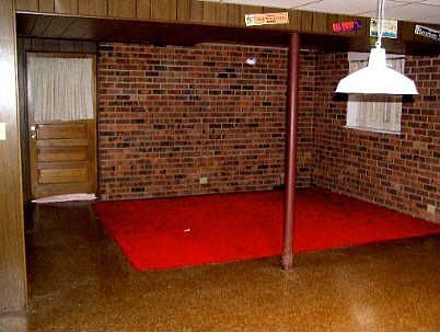 basment towards rear of home