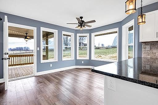 Dining room with great views