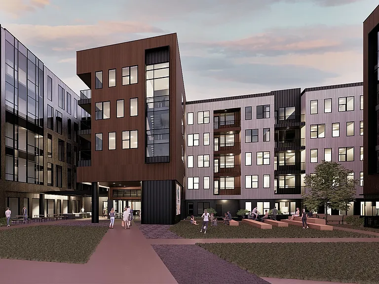 The Patent Courtyard Rendering