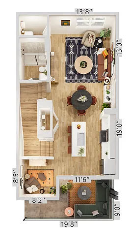 Floor plan Ascent 4 x 3 B