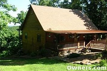 Front of home with ridge top view