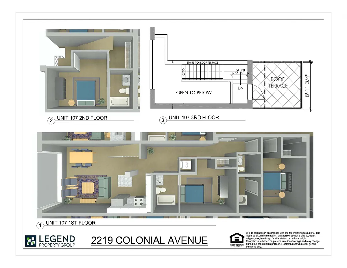 Floor plan Linde Lofts 107