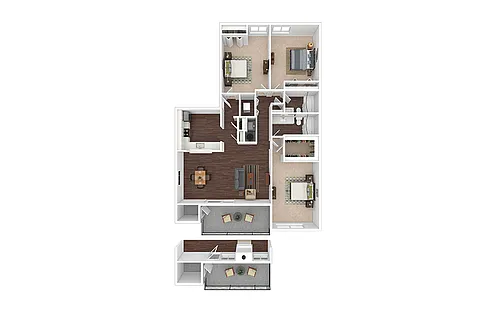 Floor plan Vinings - Renovated