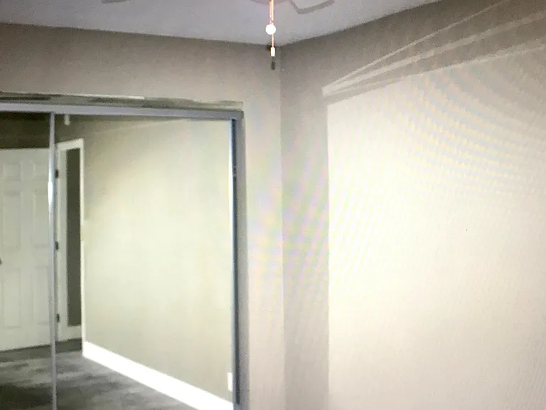 CEILING FAN IN PRIMARY BEDROOM