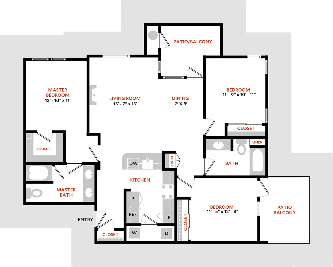 Floor plan Plan 3AR