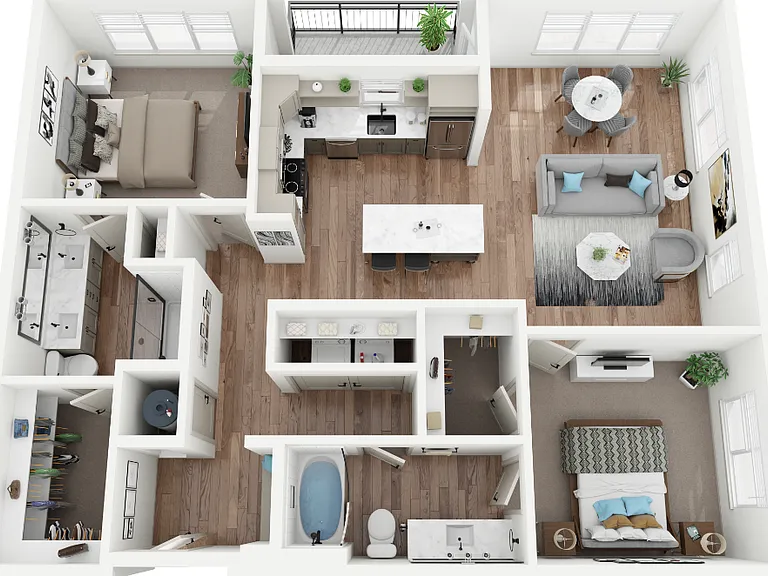 B4 floor plan The Easley