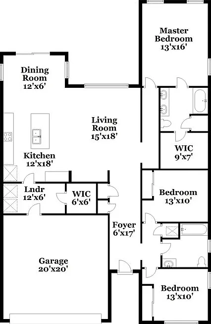 3 bed, 2.0 bath, 1646 sqft, $2,075 — Photo 2