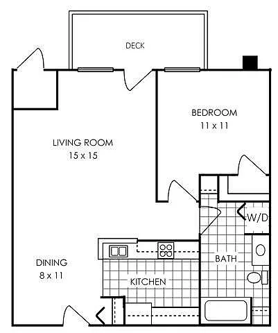 Floor plan Frisco - In-Home Washer/Dryer