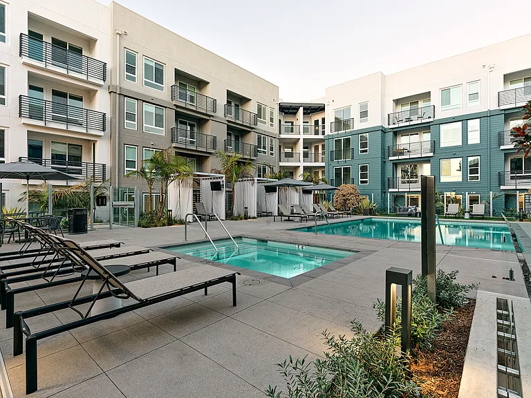 Courtyard pool