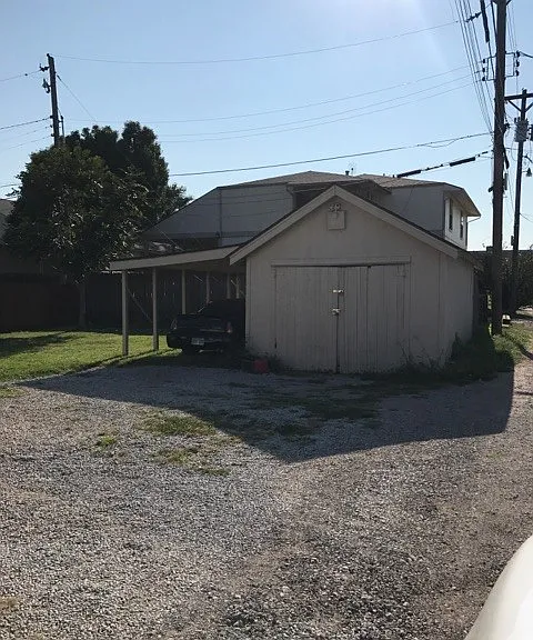 Shed and carport
