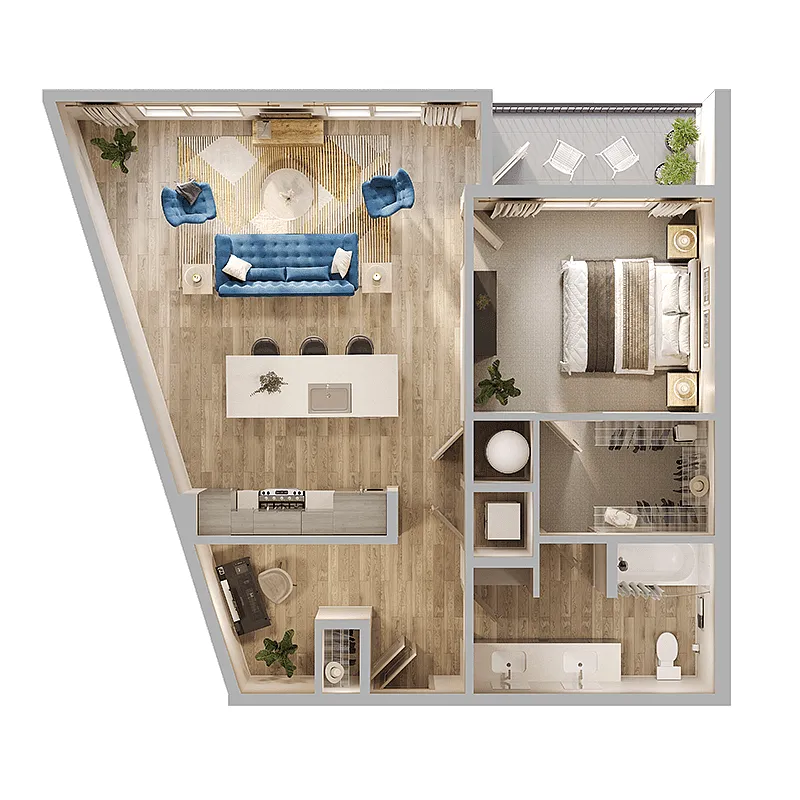Floor plan A6D