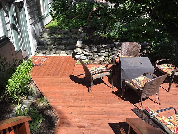 Walk up entrance to Apt and deck