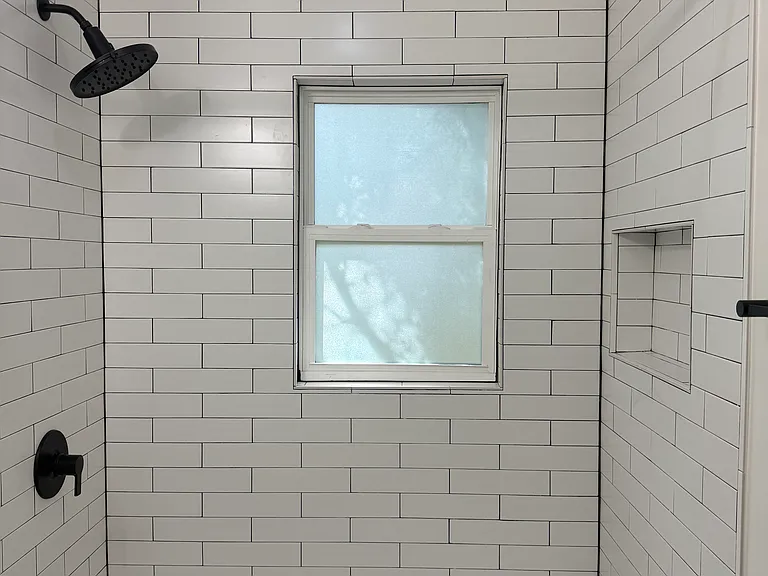 All new shower and full bathtub.