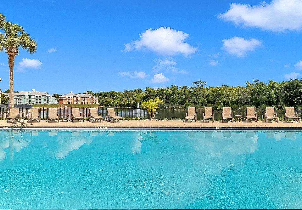 Swimming Pool Overlooking Lake