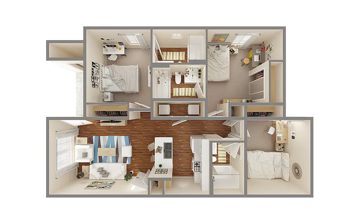 Floor plan 3x3 Premium