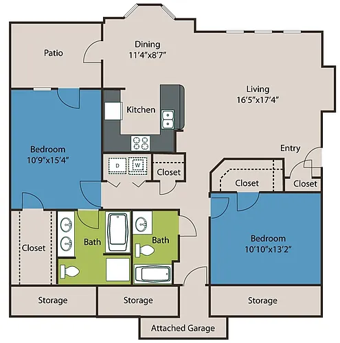 Floor plan 2A