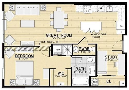 Floor plan C8