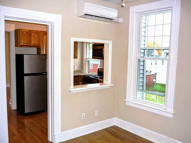 View from Living room into kitchen