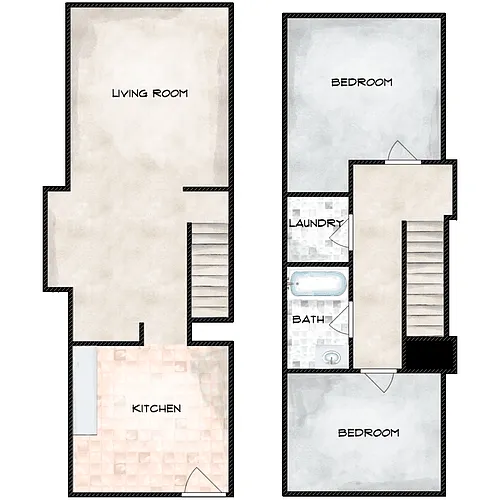 Floor plan 2x1 TH