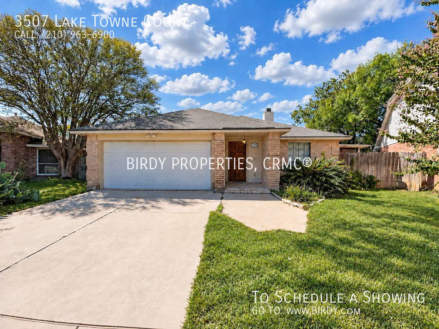 "Charming 3-Bed Oasis with Cozy Fireplace at 3507 Lake Towne Court, San Antonio!" — Photo 1