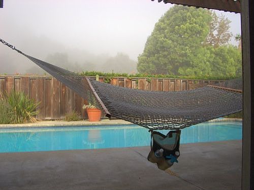 pool and canyonscape