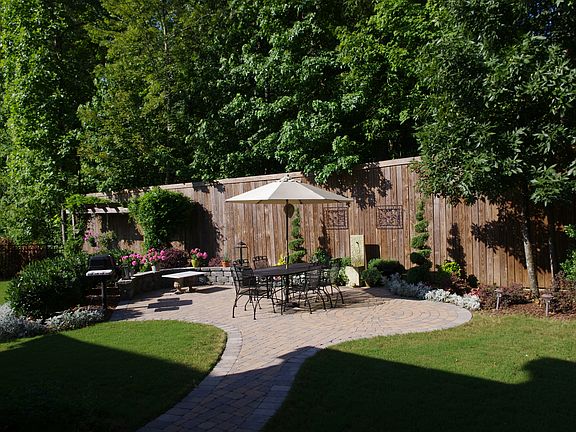 Park Like Backyard Patio