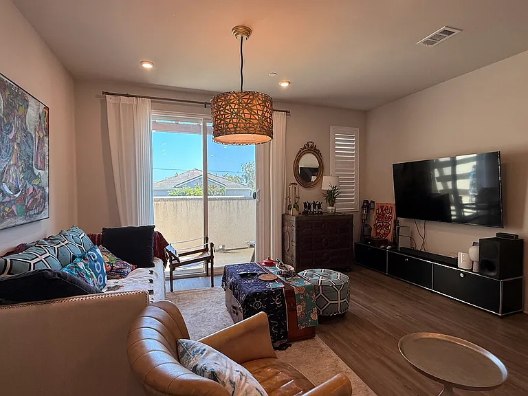 Living Room & Balcony