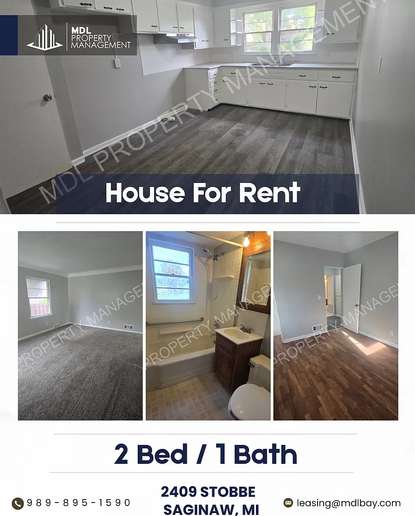 2-Bedroom House in Saginaw — Photo 1