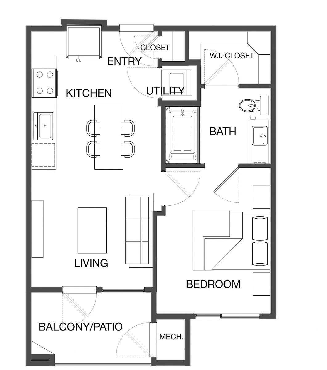 Floor plan The Monaco