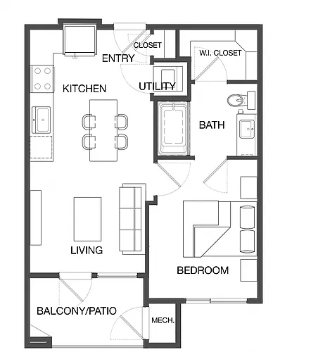 Floor plan The Monaco