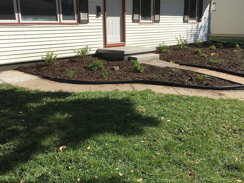 Main entrance landscaped
