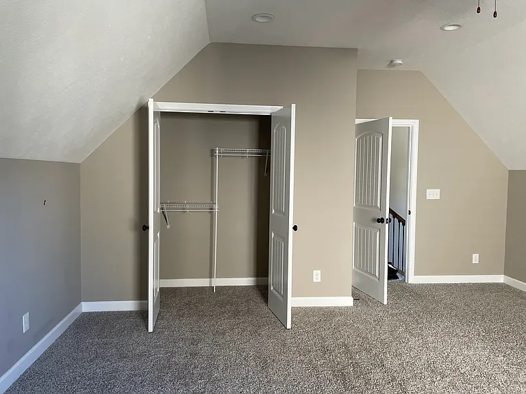Bonus Room with extra storage space.