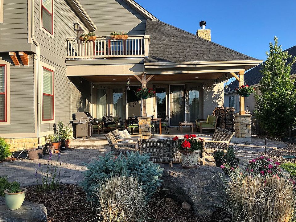 Backyard in Summer - Porch